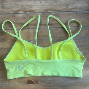 lululemon athletica Yellow Sports Bra